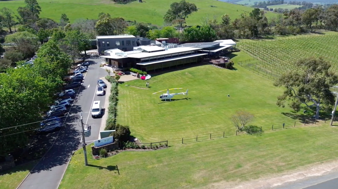Yarra Valley Helicopter Winery Tour to Balgownie Estate for two