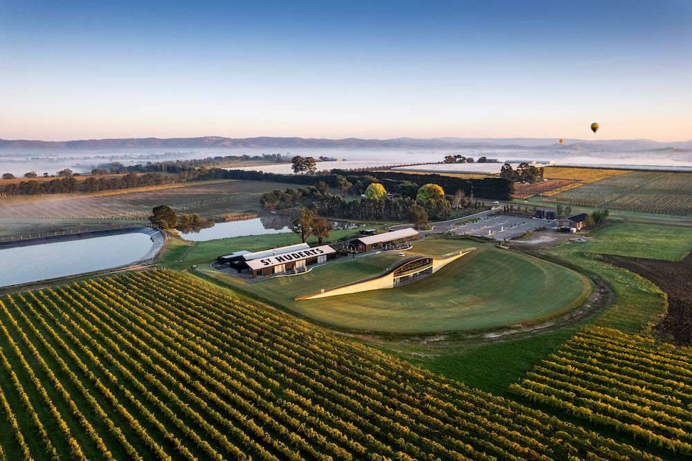 Helicopter winery tour to Hubert Estate Yarra Valley